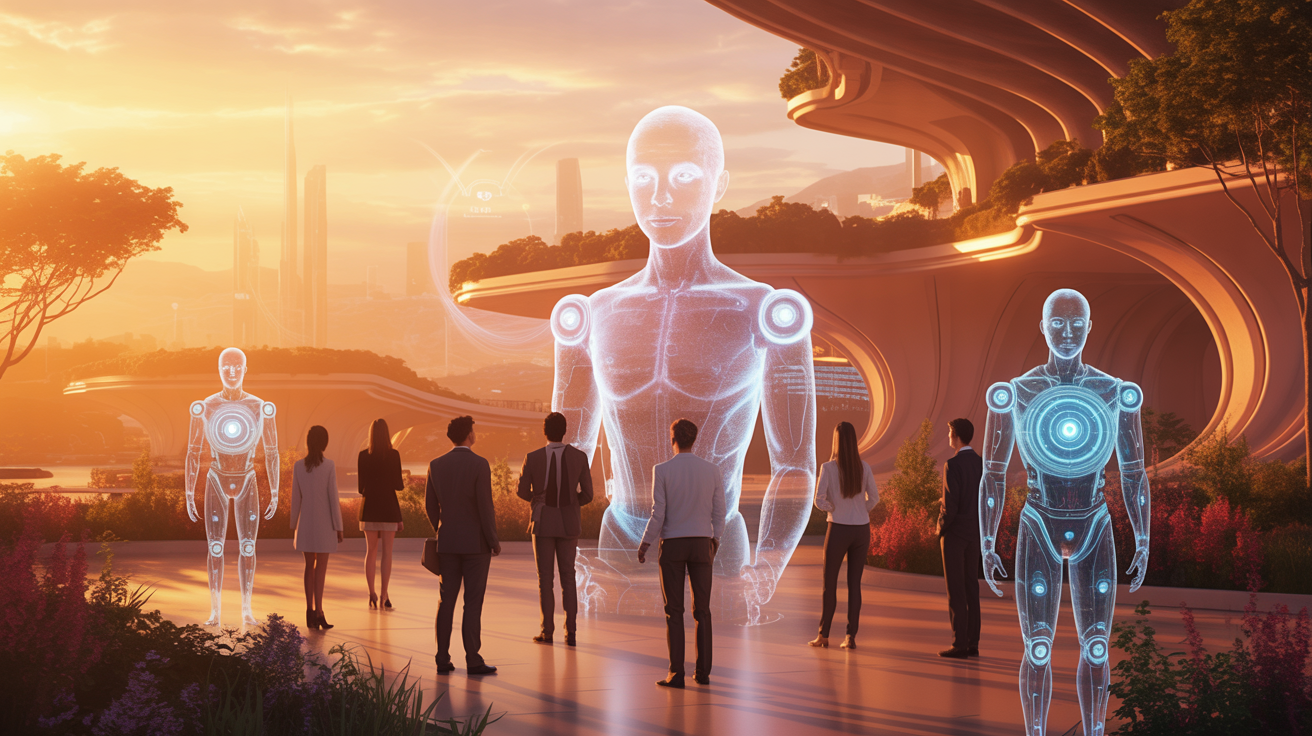 AI Technology - Futuristic visualization of artificial intelligence